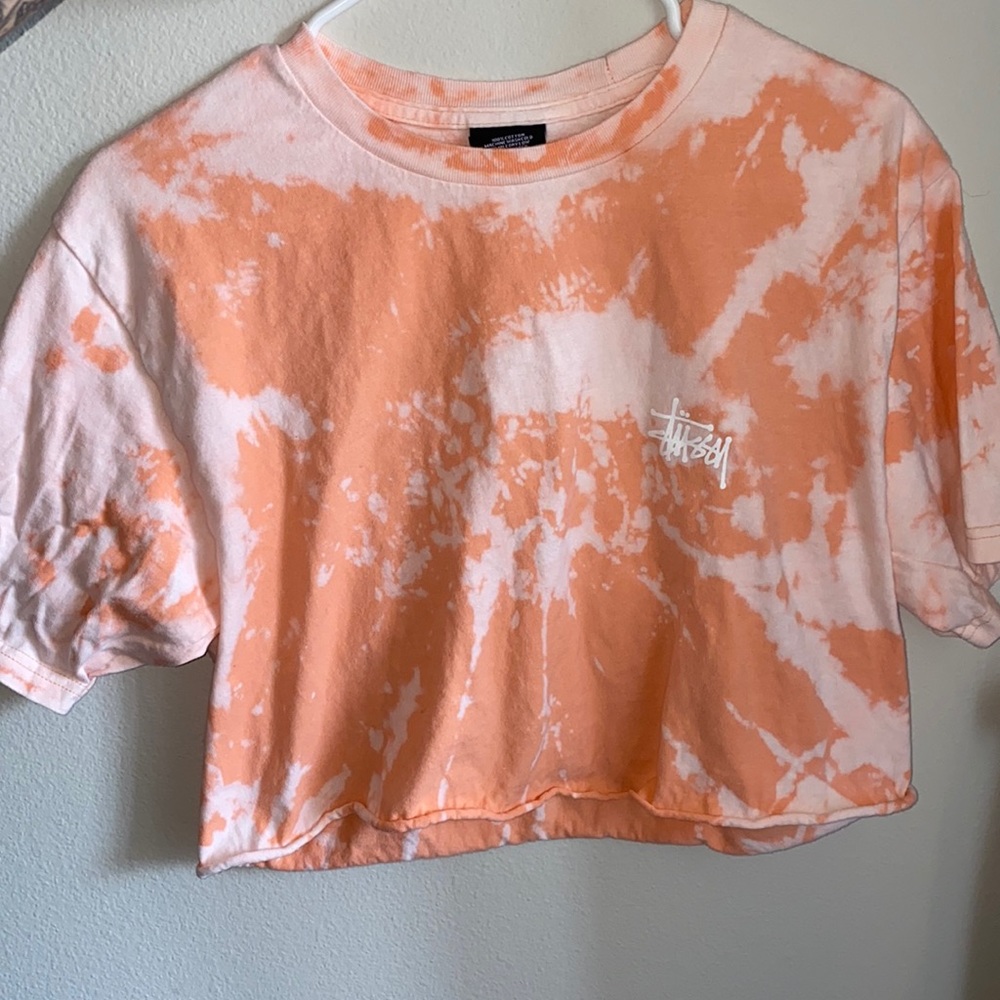 Stussy Bleached Crop Top